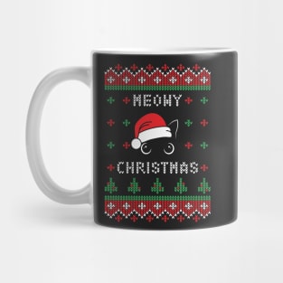 Meowy Christmas Mug